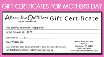 AO Gift Certificates for Mothers Day