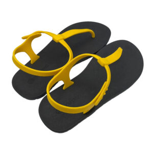Athena Yellow Faux Croc Gladiator Sandal (CL)