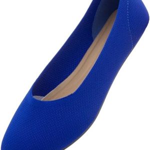 Sadler Royal Blue Pointy Vegan Ballerina Flats