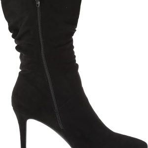 CL By Laundry Sweet Girl Black Vegan Heel Boot (CL)