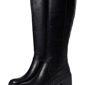 Dirty Laundry Revolver Black Vegan Rubber Rain Boots