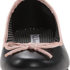 CL By Laundry Get Down Hudson Black Vegan Flat