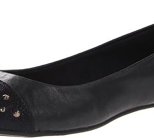CL By Laundry Gold Mine Black Vegan Ballet Flat