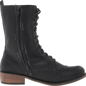 Dirty Laundry Paxton Distressed Black Vegan Combat Boot