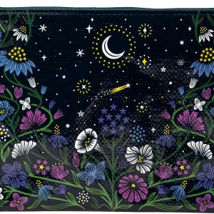 Blue Q Hummingbird Recycled Large Zipper Pouch