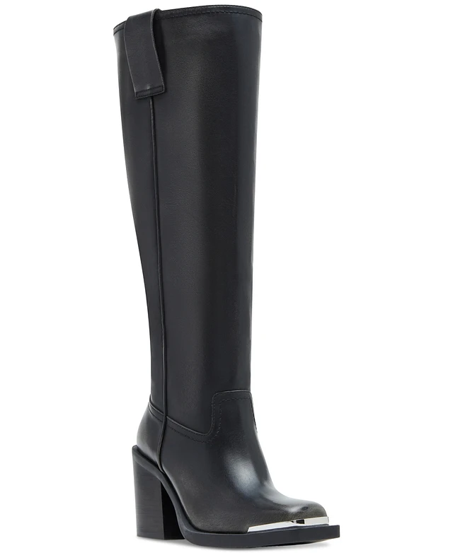 Madden Girl Zerge Black Vegan Riding Boot