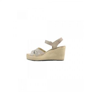 CL By Laundry Duet Nude Vegan Wedge Sandals
