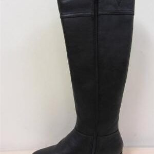 Rush Black Lace Up Vegan Riding Boots